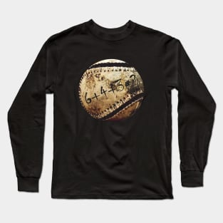 Baseball sabermetrics Baseball 6432 Double Play Long Sleeve T-Shirt